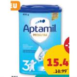 Aptamil Folgemilch 3 jö Bonus Club Preis Penny 800 Gramm 1 Dose
