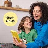 Handytarif YELLLOW Mobile M, 120 GB, 5G, 1.500 MIN/SMS, alle Details auf yelllow.at