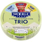 Woerle Schmelzkäse Eckerl div. Sorten, Preisangabe ohne MwSt. (Preis inkl. MwSt. 2,19 €), METRO 200 Gramm 1 Packung