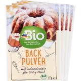 dmBio Backpulver mit Reinweinstein dm 17 Gramm 4 Stück