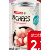 SPAR Asia Lychees SPAR 567 Gramm 1 Dose