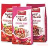 Promotion Bild von Knusperli Knuspermüsli oder Granola versch. Sorten Unimarkt 1 Packung