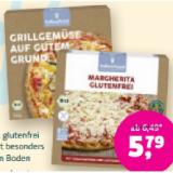 followfood Bio-Pizza Margherita glutenfrei oder Grillgemüse Denns BioMarkt 1 Packung