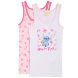 Disney Stitch Kinder Unterhemden neon pink verschiedene Designs KiK 2 Stück