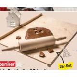 zenker Holz-Backbrett mit Teigroller Maximarkt 2 Stück 1 Set