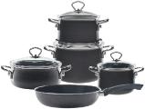 Riess Kochtopfset „Black Magic“ 38780206 XXXLutz 5 Stück