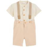 Baby Set Hemd + Shorts mit Hosenträgern KiK 1 Set