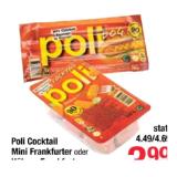 Poli Hühner Frankfurter oder Cocktail Mini Frankfurter Maximarkt 330 Gramm 1 Packung