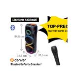 Denver Bluetooth-Party-Speaker PAGRO & LIBRO 1 Stück