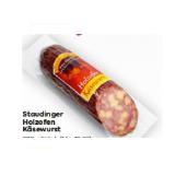Staudinger Holzofen Käsewurst BILLA 300 Gramm 1 Stange