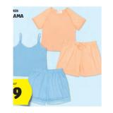 Up 2 Fashion Women Damen-Pyjama mit Spitze HOFER 1 Set