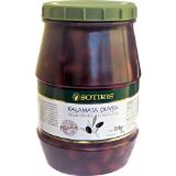 Sotiris Kalamata Oliven mit Stein, Preisangabe ohne MwSt. (Preis inkl. MwSt. 13,19 €), METRO 2 Kilogramm 1 Glas