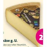 Baldauf Käse Allgäuer Bio-Bergkäse g.U. Denns BioMarkt 100 Gramm