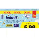 Promotion Bild von kokett XXL Toilettenpapier 3-lagig HOFER 20 Stück