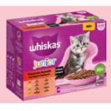 Whiskas Junior Nassnahrung für junge Katzen div. Sorten DAS FUTTERHAUS 85 Gramm 12 Stück