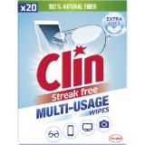 Clin Brillenputztuch, Preisangabe ohne MwSt. (Preis inkl. MwSt. 1,39 €), METRO 20 Stück