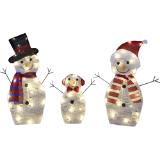 Tarrington House LED Schneemannfamilie, Preisangabe ohne MwSt. (Preis inkl. MwSt. 47,99 €), METRO 1 Set