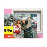 Foto-Leinwand 40 x 30 cm HOFER 1 Stück