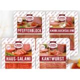 Loidl Haussalami, Kantwurst, Pfefferblock od. Knoblauchsalami BILLA PLUS 75 Gramm 1 Packung