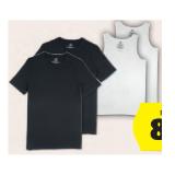 Up 2 Fashion Men Herren-Bambus-T-Shirt/Tanktop, Doppelpkg. HOFER 1 Packung