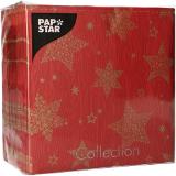 PapStar Weihnachtsservietten 3-lagig 33x33cm versch. Motive, Preisangabe ohne MwSt. (Preis inkl. MwSt. 13,79 €), METRO 100 Stück