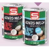 S-BUDGET Kokosmilch oder Kokosmilch light Maximarkt 400 Milliliter 1 Dose