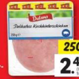 Dulano Delikatess Kochhinterschinken Lidl 250 Gramm 1 Packung