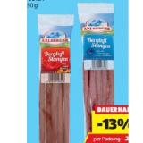 Arlberger Bergluftstangen Mild oder Scharf HOFER 150 Gramm 1 Packung