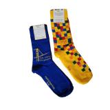 Promotion Bild von Flüchtlingsprojekt Ute Bock Socken diverse Motive 6 Farben Ute Bock 1 Paar
