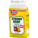 Dr. Oetker Zitronensäure Kristallin, Preisangabe ohne MwSt. (Preis inkl. MwSt. 9,59 €), METRO 1 Kilogramm 1 Packung