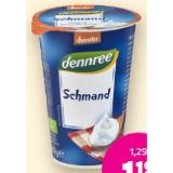 Dennree Bio-Schmand Denns BioMarkt 200 Gramm 1 Becher