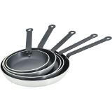 Metro Professional Pfannenset Aluminium 5-tlg., Preisangabe ohne MwSt. (Preis inkl. MwSt. 65,99 €), METRO 1 Set