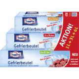 Toppits Gefrierbeutel Sortimentspackung 1, 3 und 6L, Preisangabe ohne MwSt. (Preis inkl. MwSt. 4,43 €), METRO 3 Stück 1 Packung