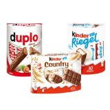 Kinder Duplo oder Kinder Riegel, Country Versch. Sorten Lidl 1 Packung