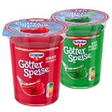 Promotion Bild von Dr. Oetker Götterspeise Waldmeister od. Himbeere Penny 150 Gramm 1 Becher