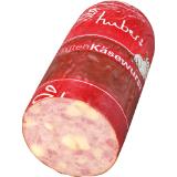 Hubers Landhendl Putenkäsewurst, Preisangabe ohne MwSt. (Preis inkl. MwSt. 9,34 €), METRO 1 Kilogramm