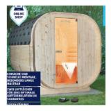 Promotion Bild von HOME DELUXE Outdoor Sauna Cube XL HOFER 1 Stück