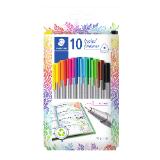 Staedtler Fineliner „Triplus“ PAGRO DISKONT 10 Stück 1 Packung