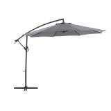 Ampelschirm Alvarado Ø 300 cm Anthrazit mit Kurbel OBI 1 Stück