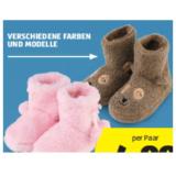 LILY & DAN Kleinkinder-/Kinder Hausbooties versch. Farben und Modelle HOFER 1 Paar