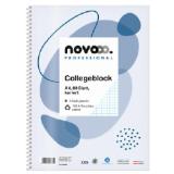 novooo Collegeblock A4, 80 Blatt, 4-fach gelocht PAGRO 1 Stück