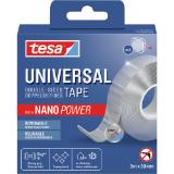 TESA Universal Klebeband Nano Power, Preisangabe ohne MwSt. (Preis inkl. MwSt. 7,79 €), METRO 1 Packung