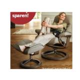 Stressless Sunrise (M) mit Signature Untergestell in Leder „Batick“ 174801121D XXXLutz 1 Stück