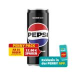 Promotion Bild von Pepsi Cola od. Zero jö Bonus Club Preis Penny 0.33 Liter 1 Dose