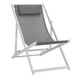 Promotion Bild von Dehner Strandstuhl 'Aruba' Grau Dehner 1 Stück