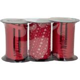 Geschenksbänder/Schleifen/Aufkleber Poly Set Modisch 3er, Preisangabe ohne MwSt. (Preis inkl. MwSt. 7,19 €), METRO 1 Stück