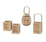 Livarno Home Windlicht, 2 Stück/Holz Laterne Lidl 1 Stück