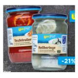 UNIpur Rollheringe oder Teufelroller Unimarkt 500 Gramm 1 Glas