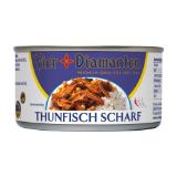 Promotion Bild von Vier Diamanten Thunfisch pikant, süß-sauer oder scharf Unimarkt 185 Gramm 1 Dose