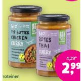 TRESS BRÜDER Veganes Bio-Curry verschiedene Sorten Denns BioMarkt 375 Gramm 1 Glas